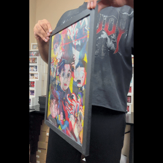 PARANORMAL RUSH 3D FRAME POSTER