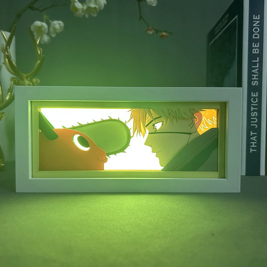 Chainsaw Man Anime Light Box