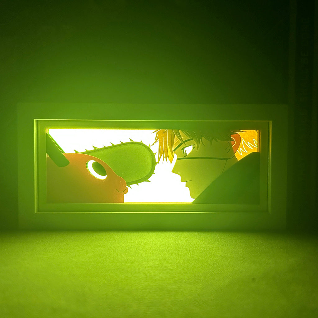 Chainsaw Man Anime Light Box