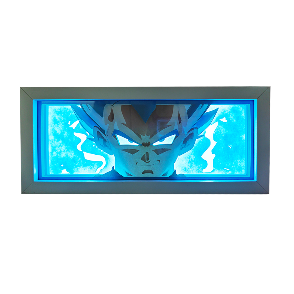 Saiyan Vegeta Anime Light Box