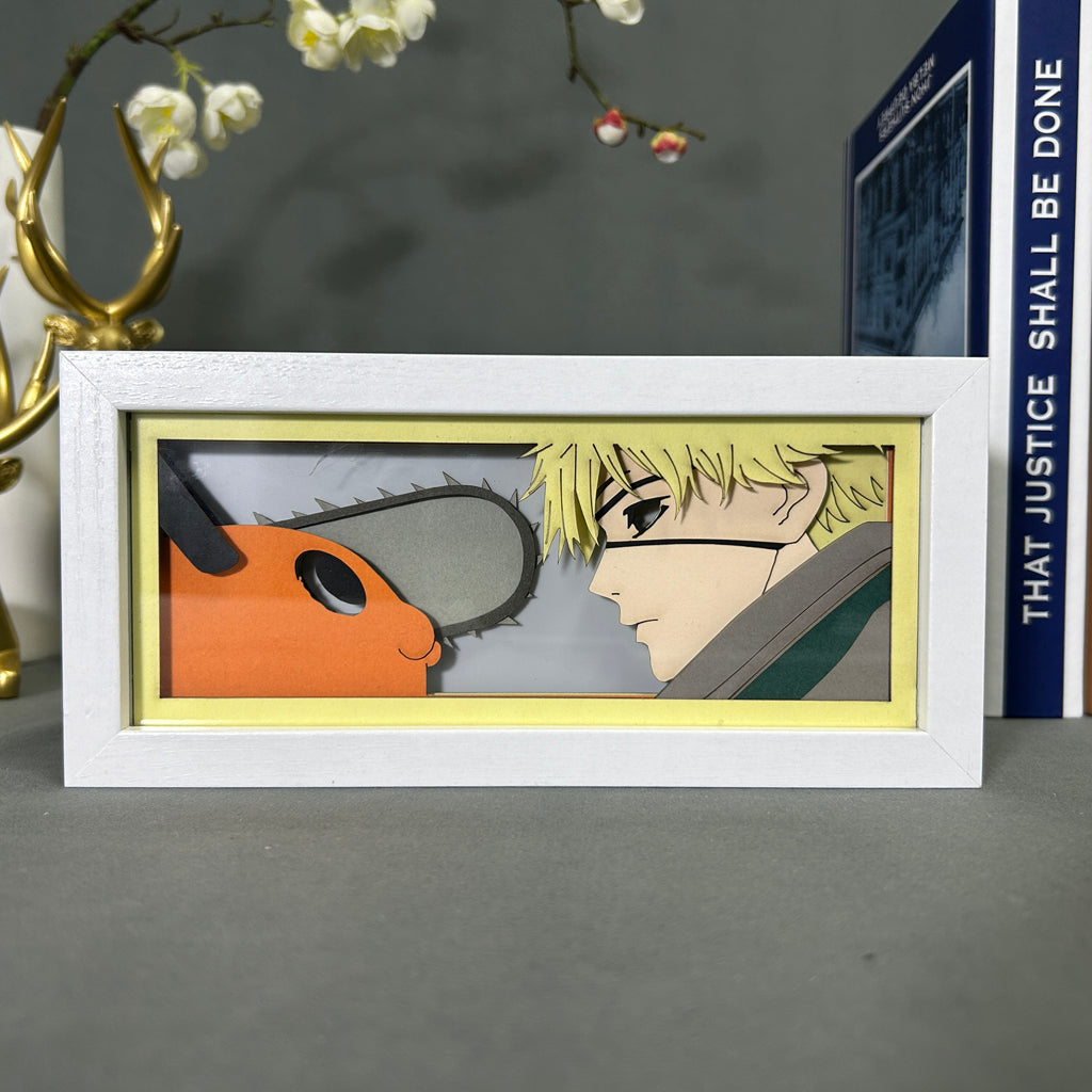 Chainsaw Man Anime Light Box