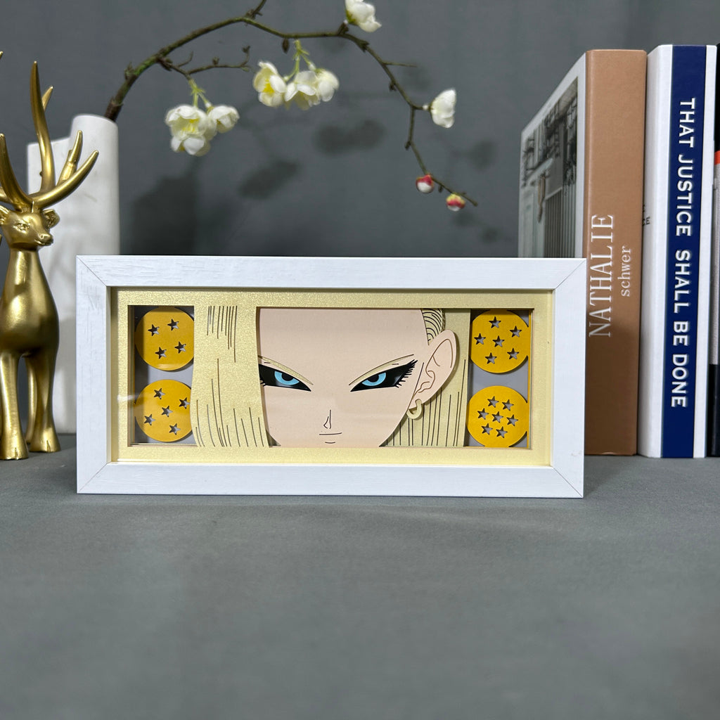 Android 18 Anime Light Box