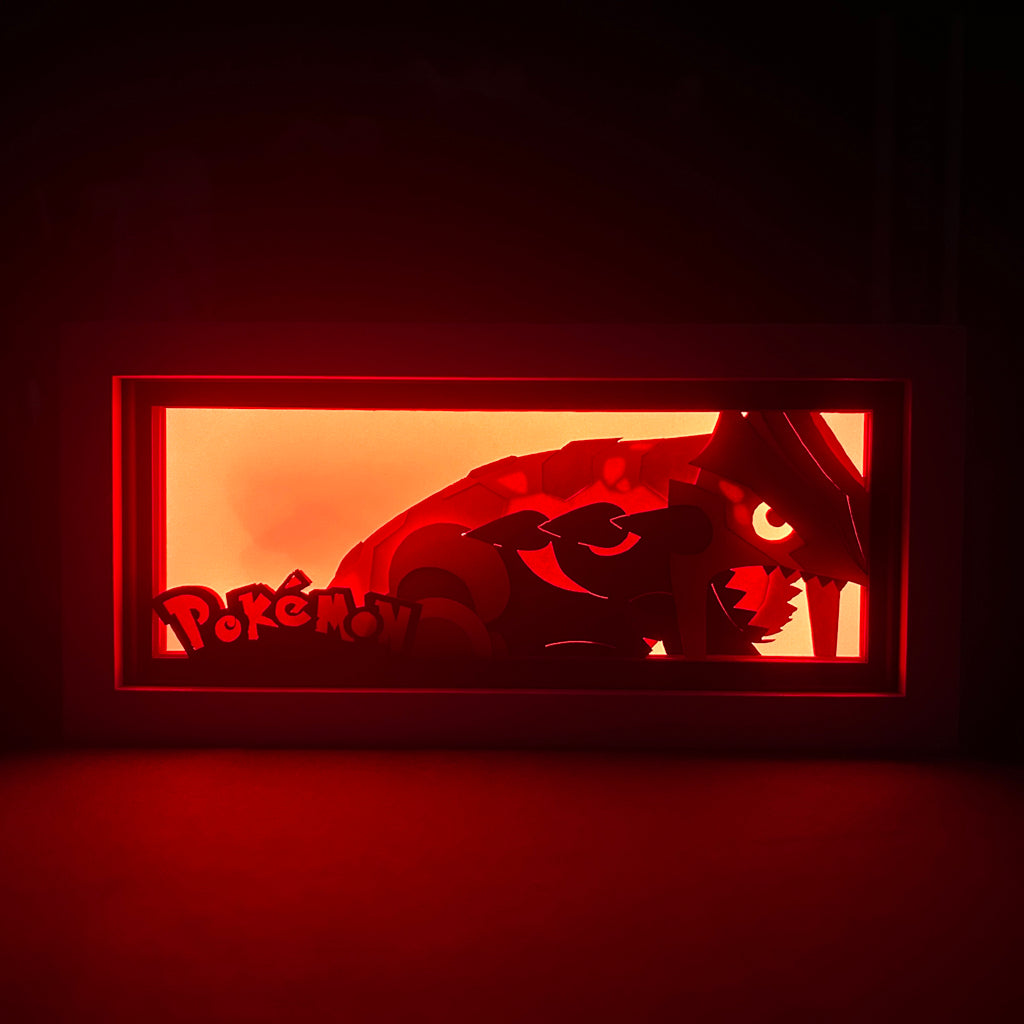 Groudon Anime Light Box