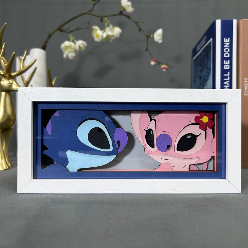 STITCH & ANGEL Anime Light Box