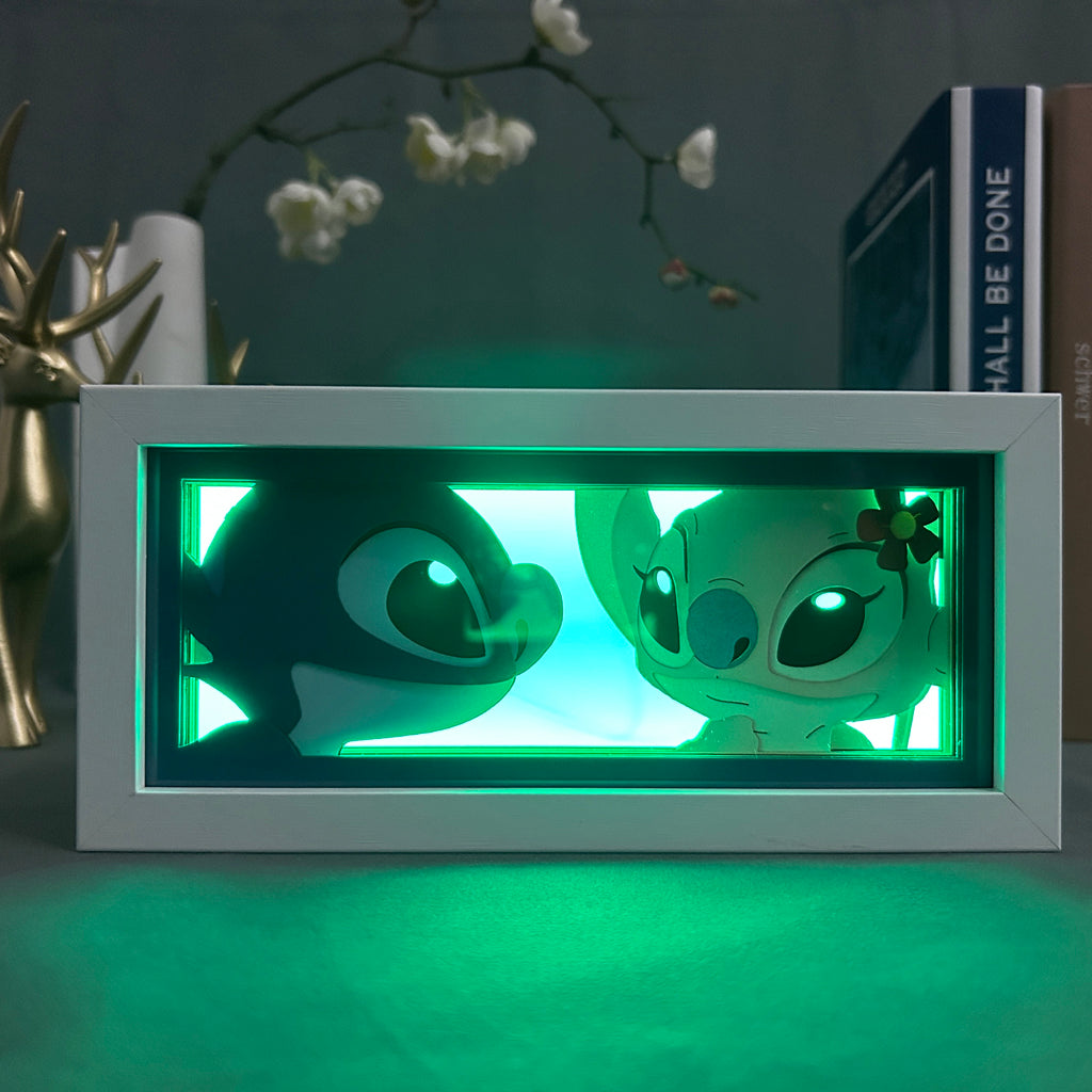 STITCH & ANGEL Anime Light Box