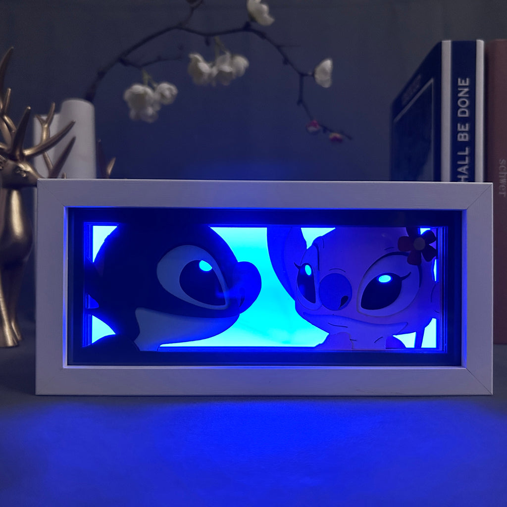 STITCH & ANGEL Anime Light Box