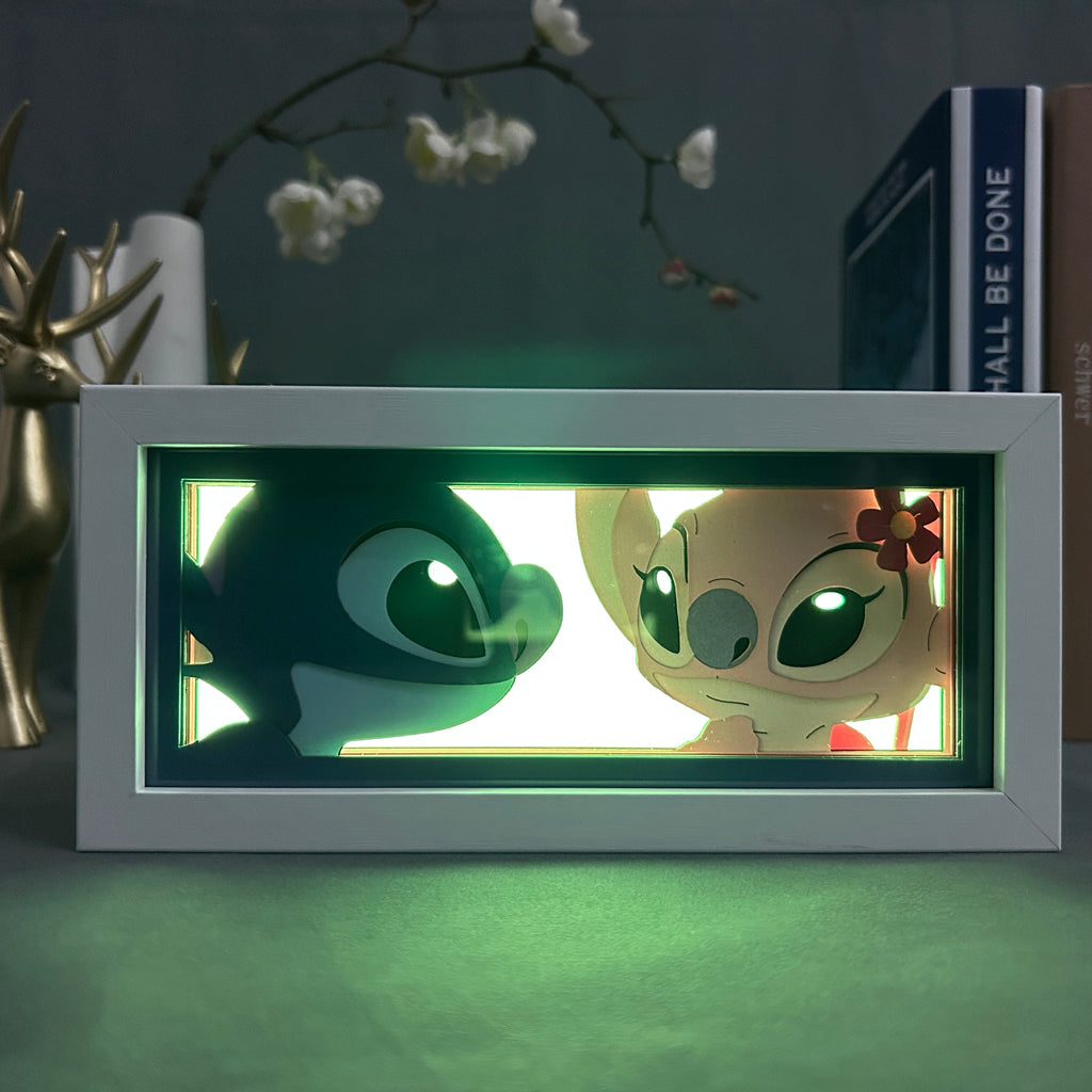 STITCH & ANGEL Anime Light Box