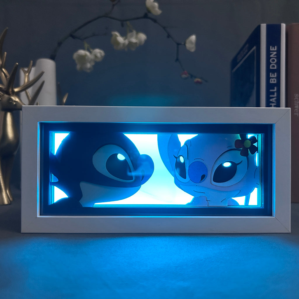 STITCH & ANGEL Anime Light Box