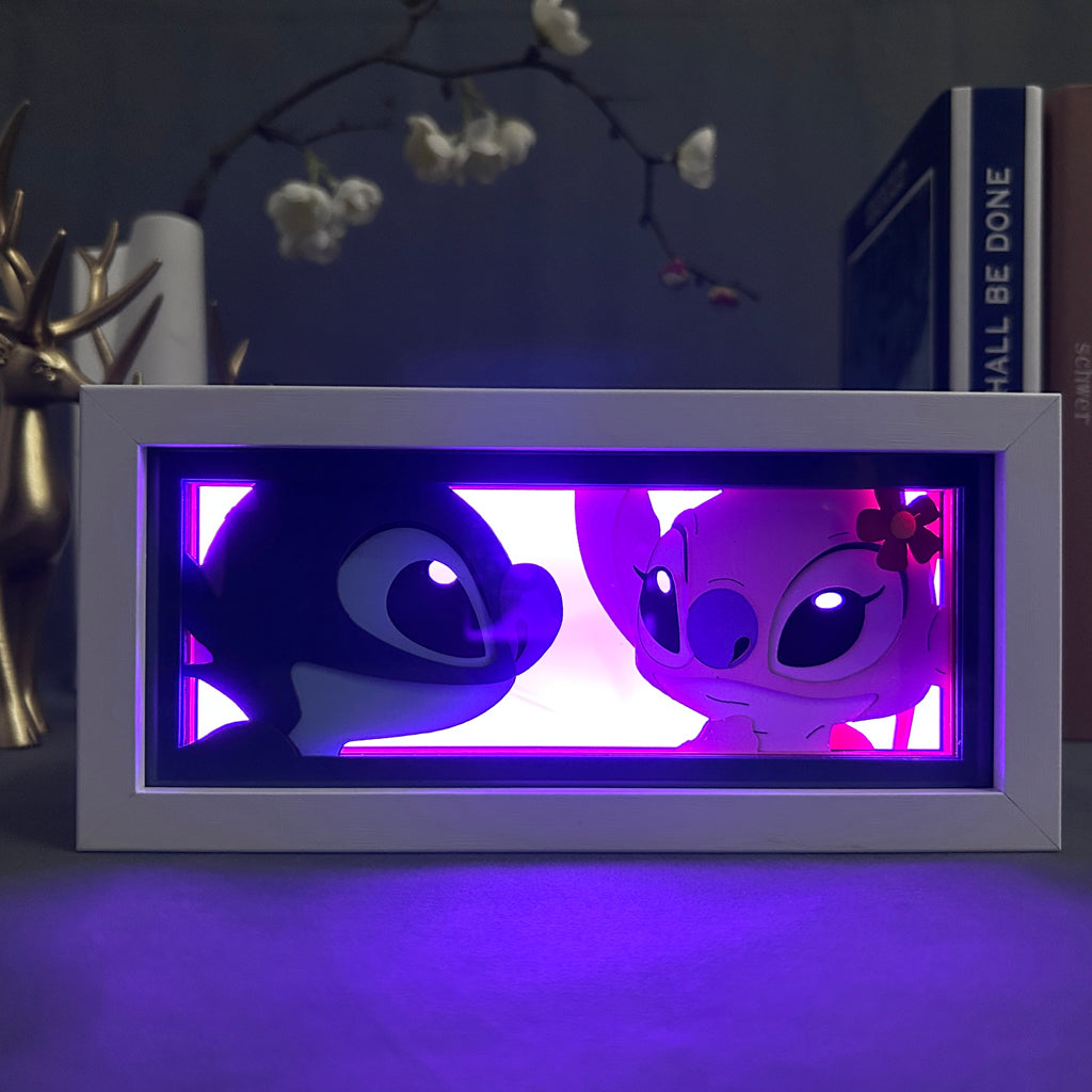 STITCH & ANGEL Anime Light Box