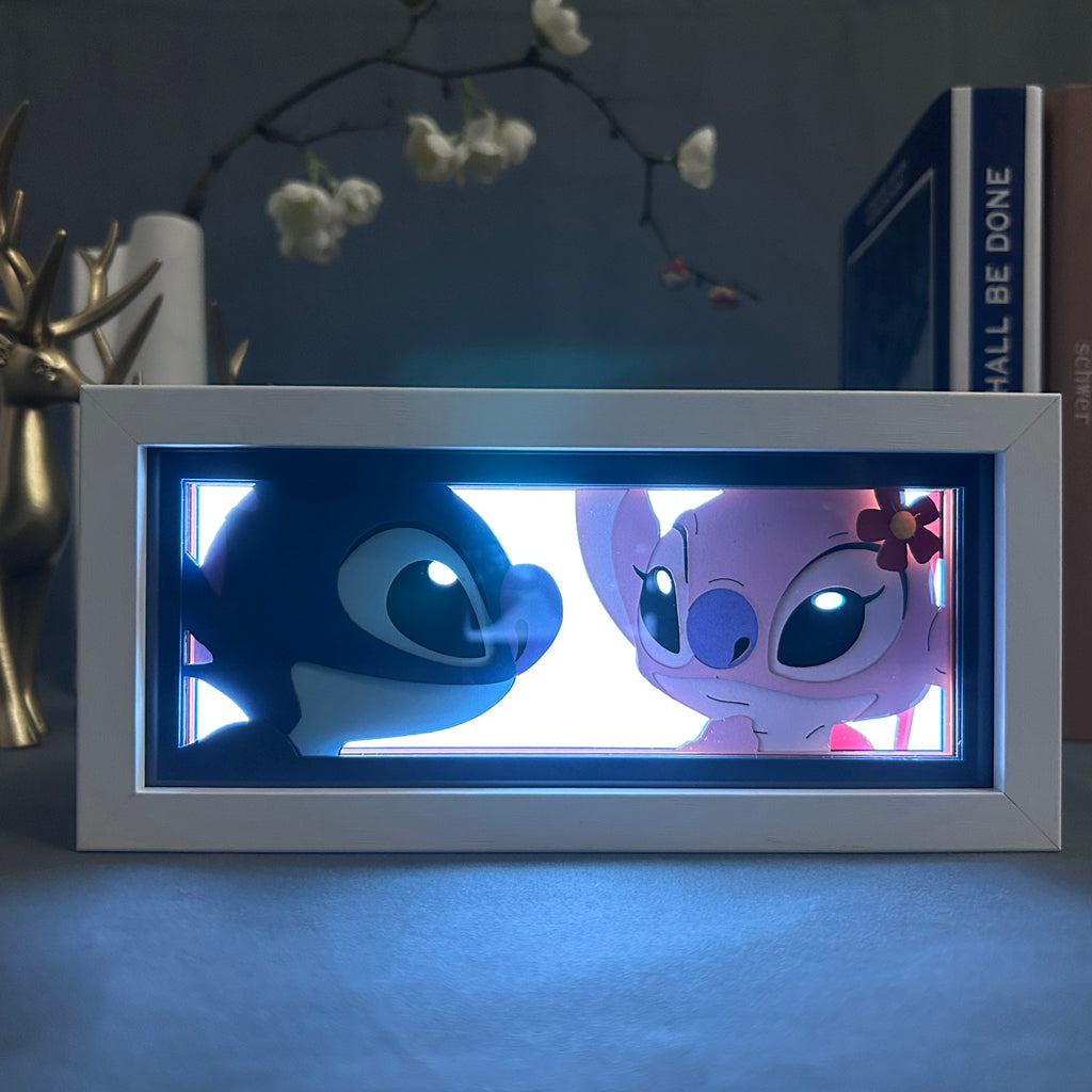 STITCH & ANGEL Anime Light Box