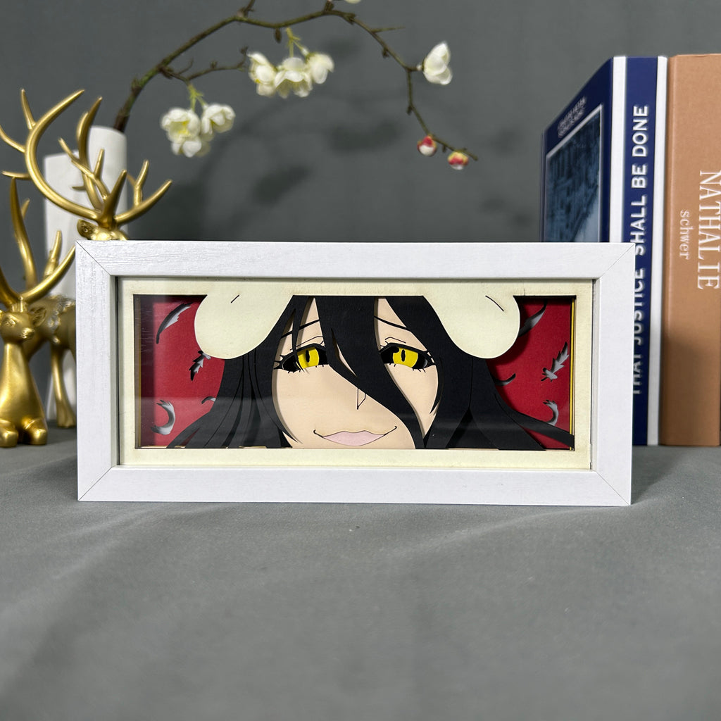 Albedo Overlord Anime Light Box