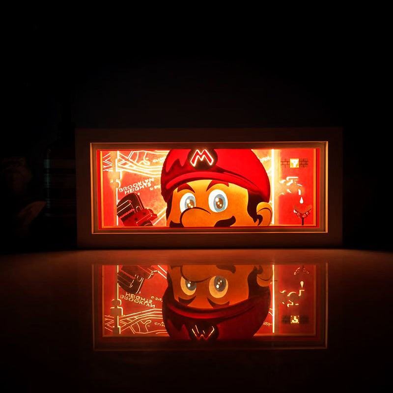 Mario Anime Light Box