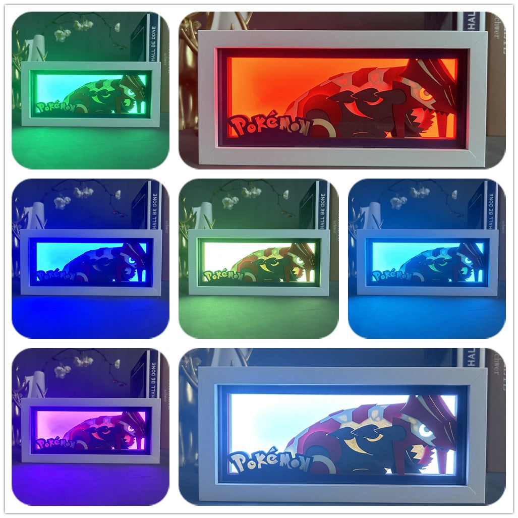 Groudon Anime Light Box